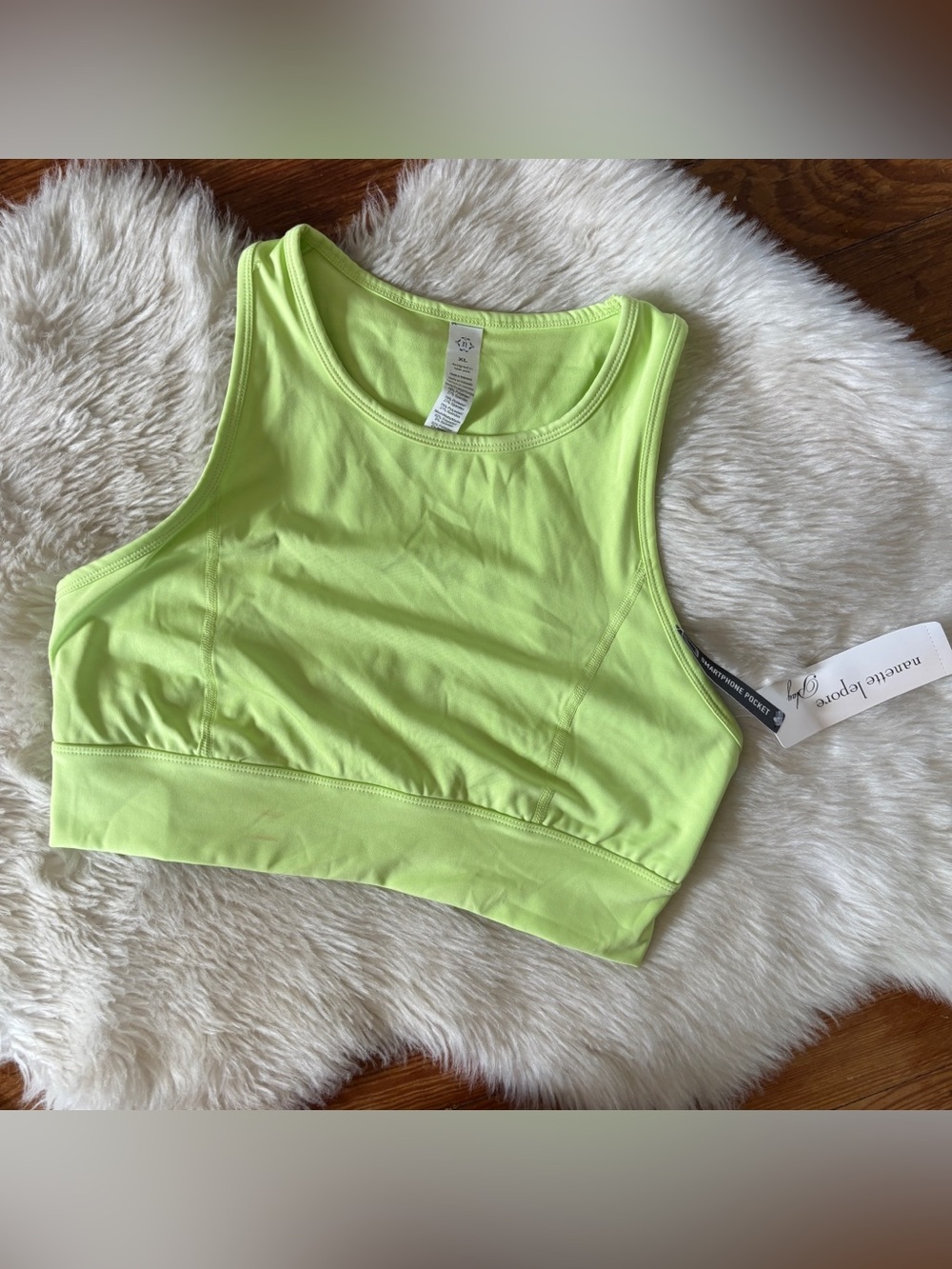 Nanette Lepore Neon Lime Two-Piece Set Top